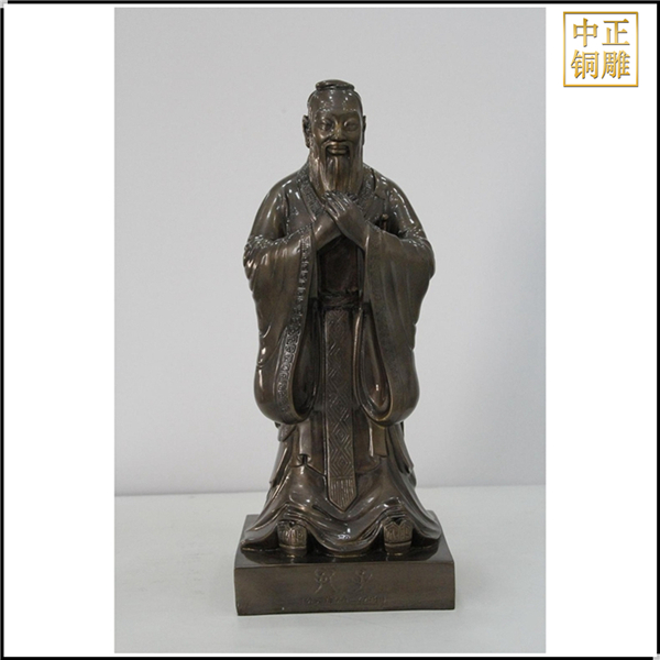 室內(nèi)景觀孔子雕塑
