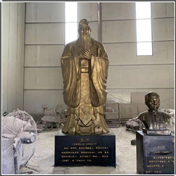 校園孔子行教像雕塑